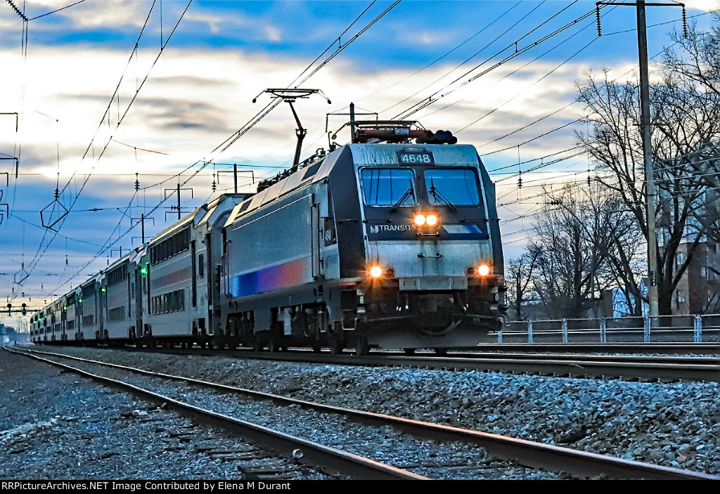 NJT 4548 on train 7257